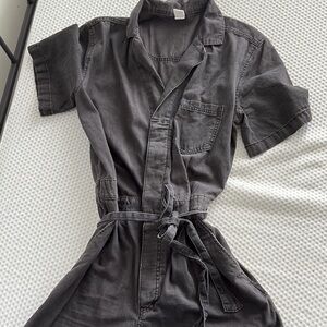 H&M Charcoal Jumpsuit